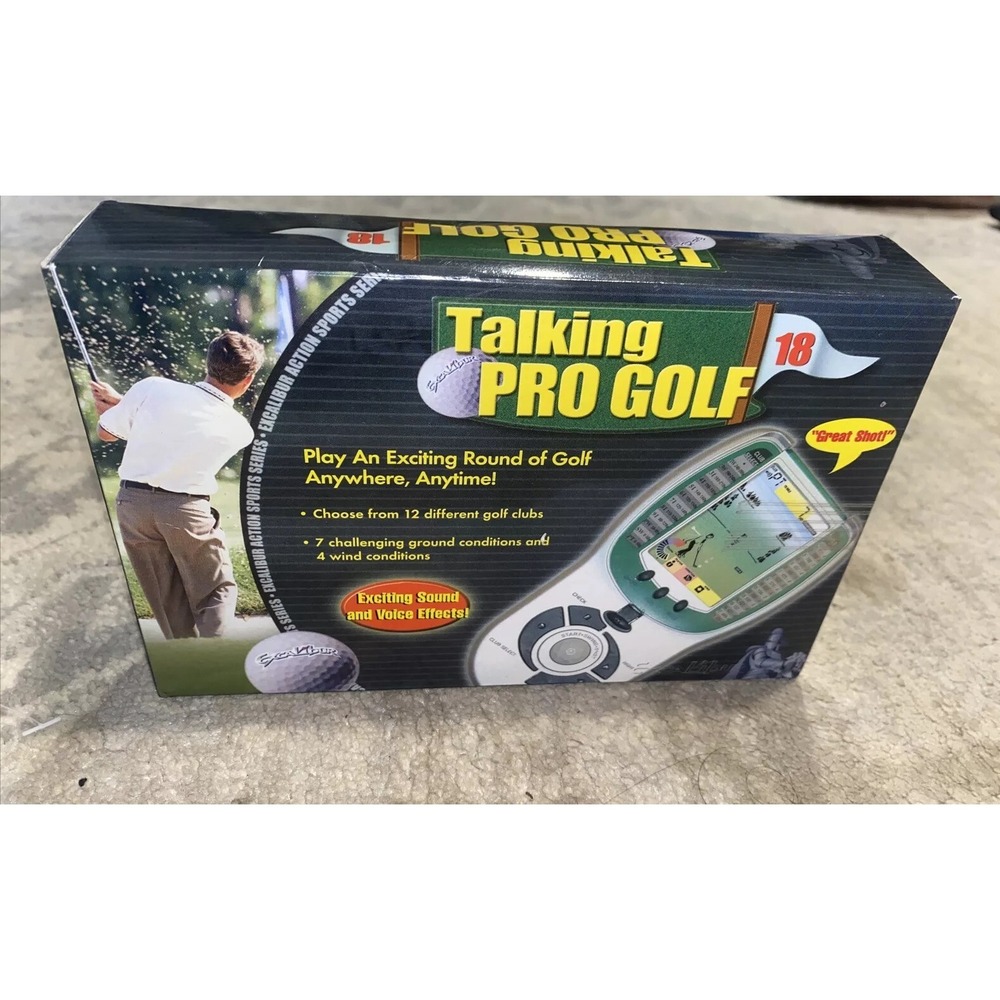NEW Excalibur Talking Pro Golf‎ Handheld Electronic Game